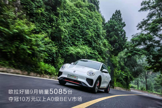 欧拉好猫再塑现象级热销！夺冠10万元以上A0级BEV市场