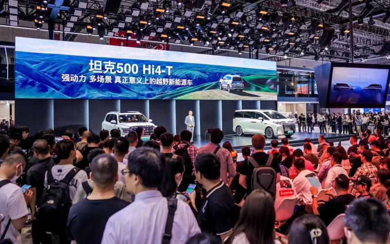 全品牌发力智能新能源赛道！长城汽车超15款新能源车型登陆2023上海车展
