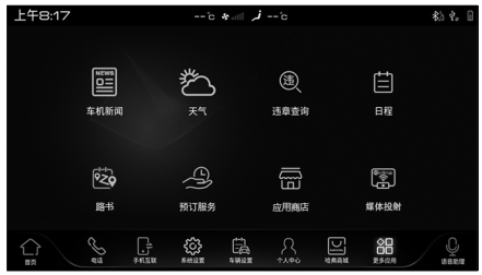 哈弗f7x汽车中怎么使用更多应用